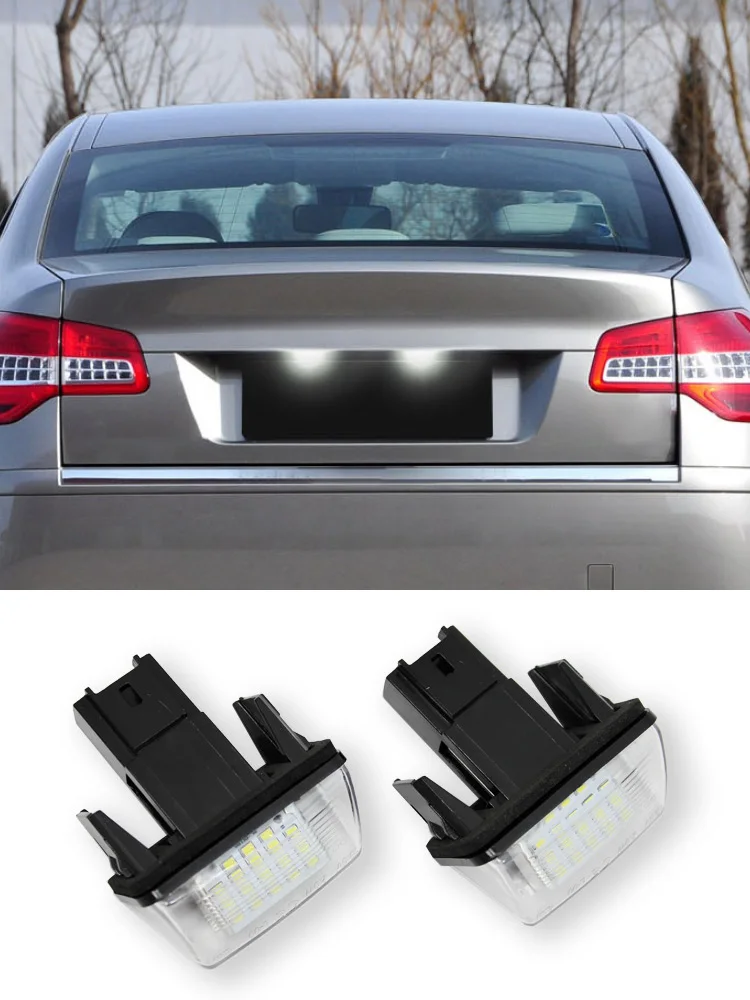 Luz LED de matrícula de coche para Citroen C3 C4 C5 BERLINGO Saxo Xsara Picasso para Peugeot 206 207 306 307 308 5008 - imagen 5