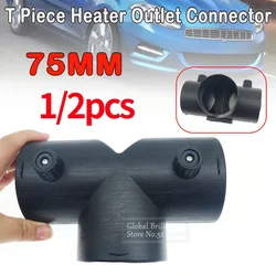 Conector de escape en T 75 mm con válvula reguladora Webasto
