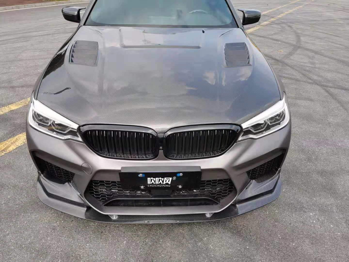 OEM Labio delantero fibra de carbono – BMW Serie 5 G30 G38 2017 - imagen 5