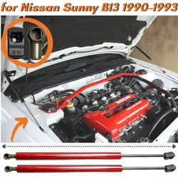 Puntal capó fibra carbono Nissan Sunny B13 1990-1993