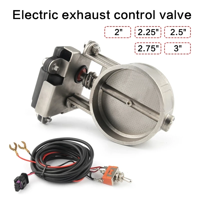 Válvula de escape eléctrica instalada