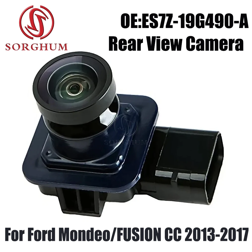 SORGHUM cámara de asistencia de marcha atrás para Ford Fusion 2013-2016 Mondeo vista trasera Monitor de estacionamiento ES7Z-19G490-A DS7Z19G490A