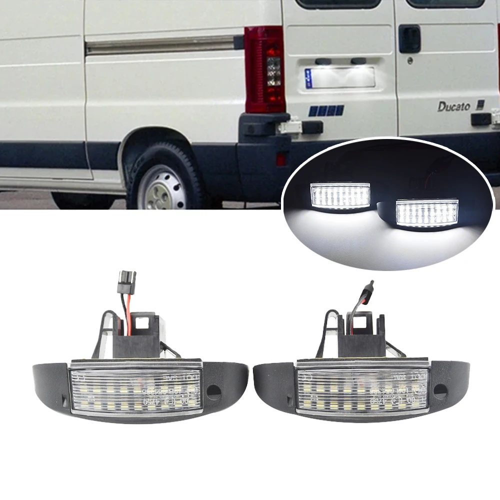 Luz LED matrícula Fiat Ducato Peugeot Expert Citroën Jumpy 2000-2006 - imagen 5