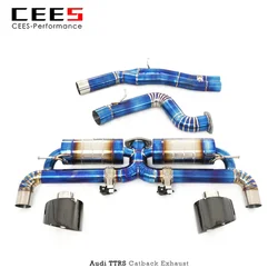 Escape cat-back Cees con válvula para Audi RS3 y TT RS 2.5T