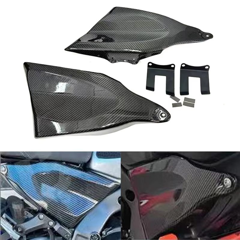 Cubiertas laterales de fibra de carbono para Yamaha MT-09 2021-2024 - imagen 2