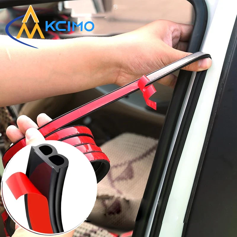 Burlete puerta coche forma B autoadhesivo – tira sellado goma aislamiento acústico