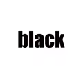 Glossy black