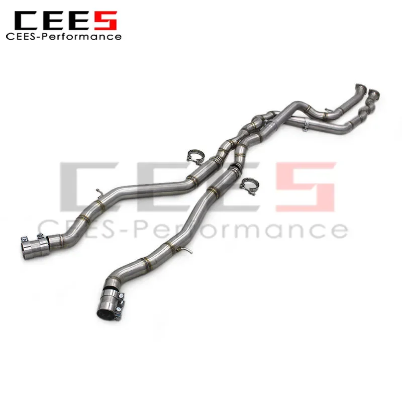 Tubo central de escape CEES con resonador – BMW M3/M4 F80/F82/F83 - imagen 2