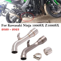 Tubo enlace titanio escape Kawasaki Ninja 1000SX 2020-2023