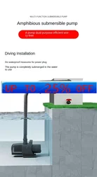 Bomba sumergible CX para estanque y agua salada, alto caudal 220 V