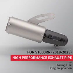 Sistema de escape de titanio slip-on para BMW S1000RR 2019-2025