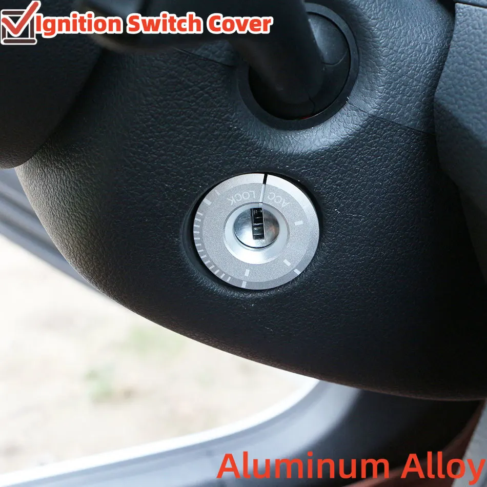 Anillo de encendido de coche, cubierta de interruptor, pegatina embellecedora para Volkswagen VW Golf 7 MK7 MK7.5 Jetta MK5 MK6 para Skoda Octavia Fabia YETI - imagen 2