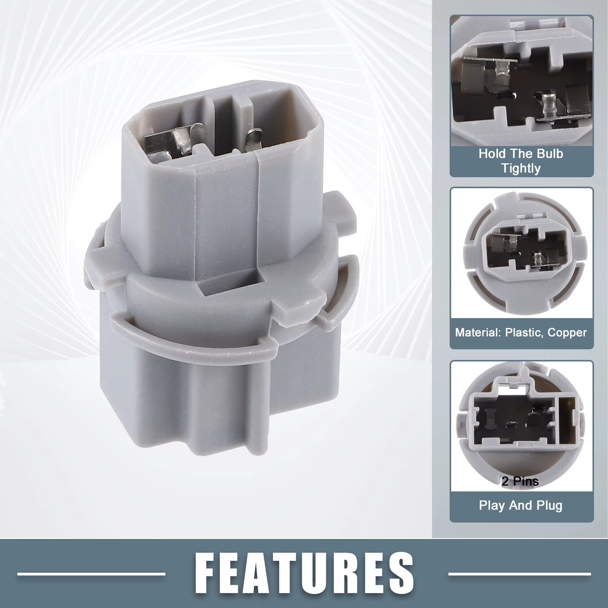 Portalámparas de marcha atrás Honda 33513S50003 para Acura CL/MDX - imagen 3