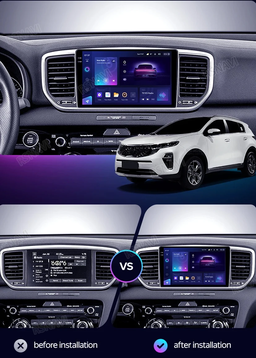 Equipo multimedia RSNAVI para Kia Sportage 4 QL