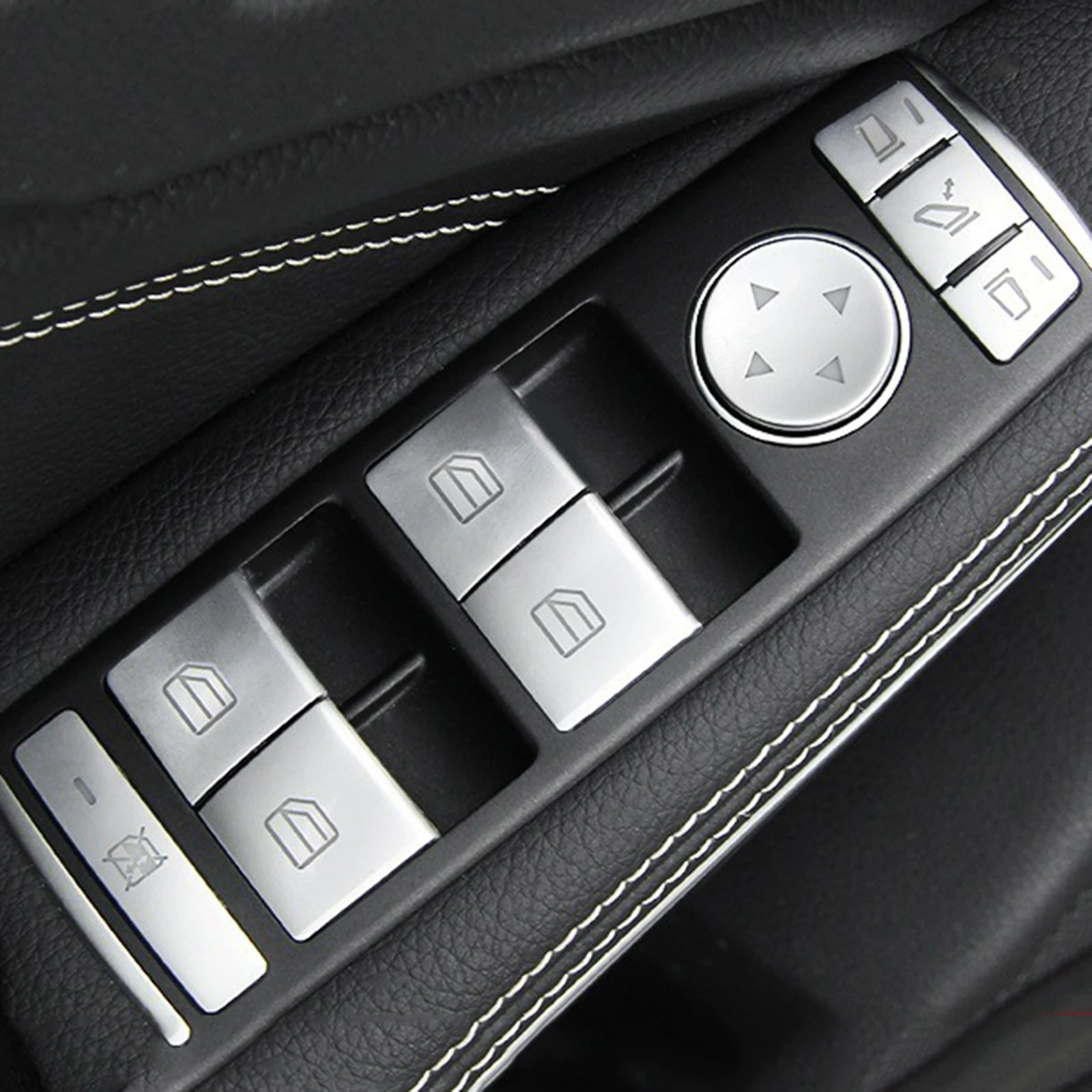 Pegatinas para botones del elevalunas Mercedes CLA y GLA 180/200 - imagen 3