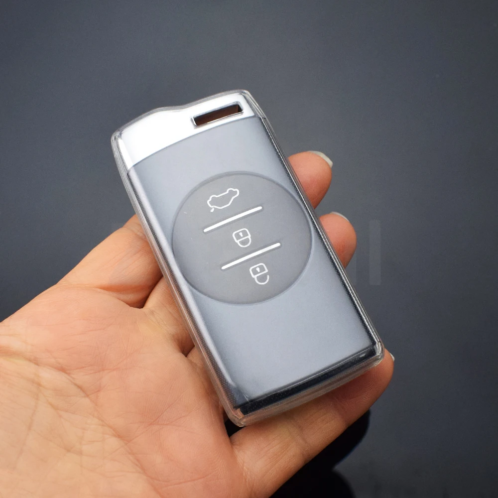 Otra vista de la funda para llave