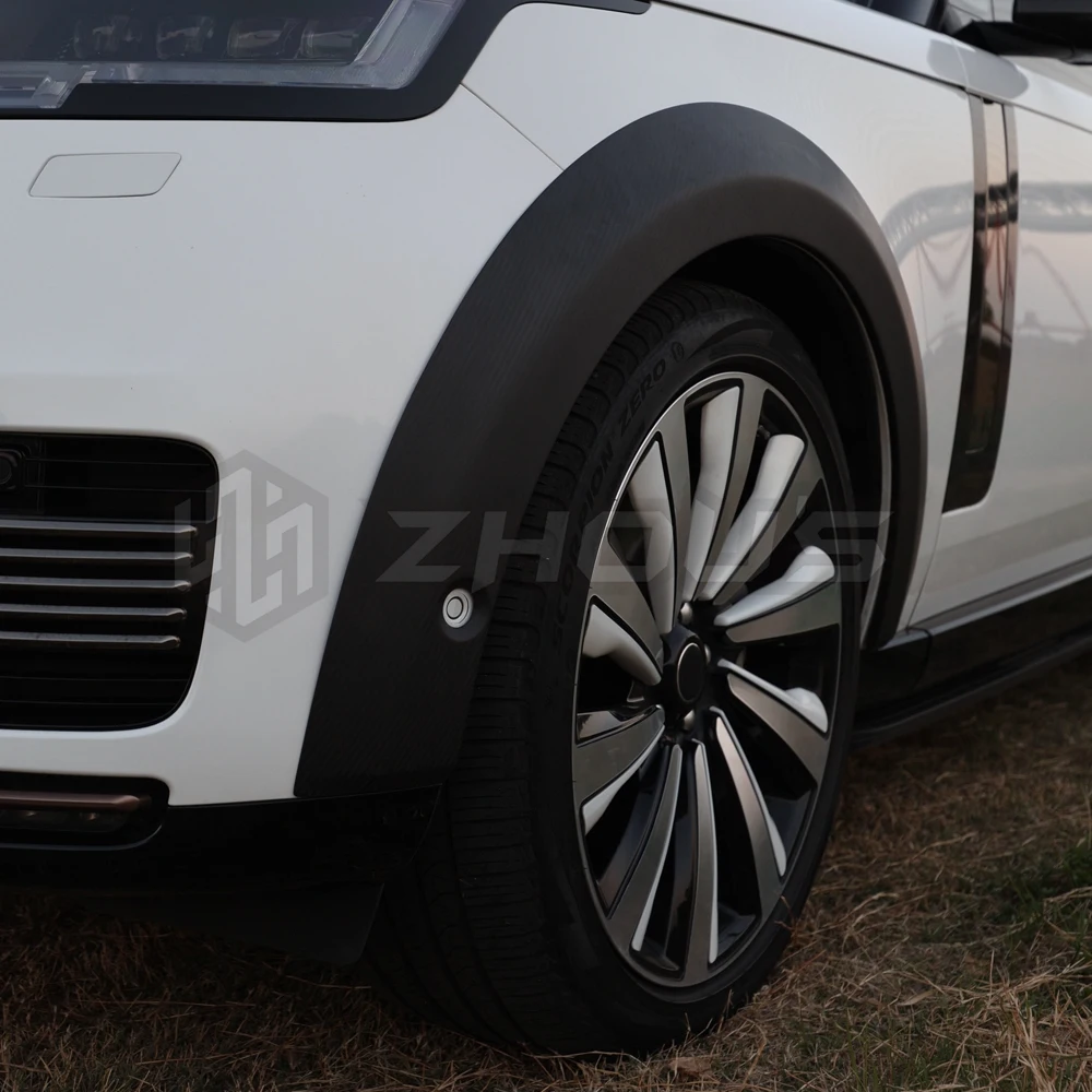 Zhous Design-flares de guardabarros anchos todoterreno, arco de rueda de fibra de carbono para accesorios L460 New Range Rover - imagen 2
