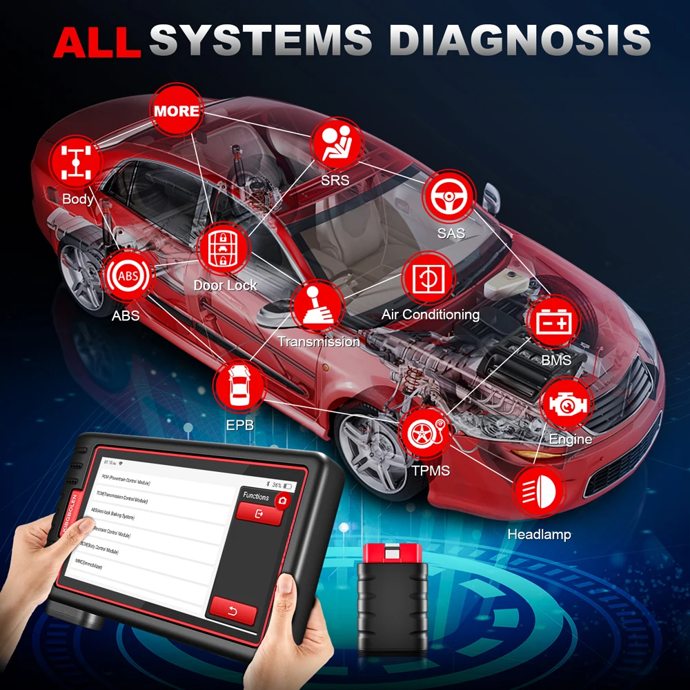 KINGBOLEN Escáner OBD2 S6 profesional reinicio - imagen 4