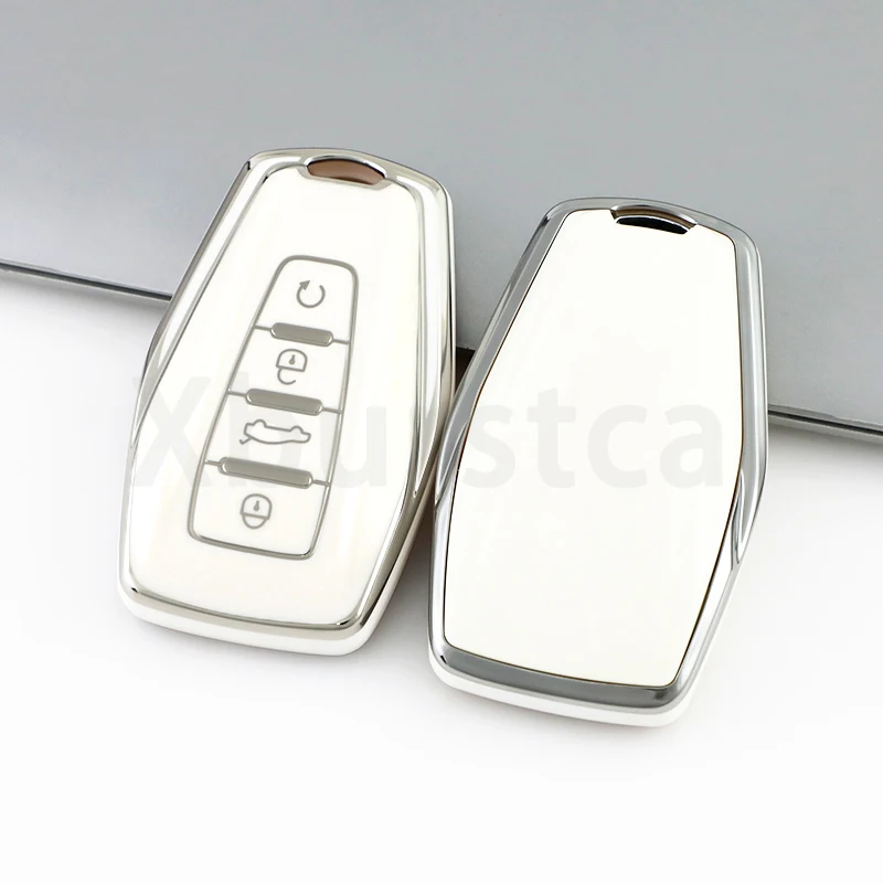 Funda para llave Geely, borde plateado: Boyue, Tugella y Coolray - imagen 4
