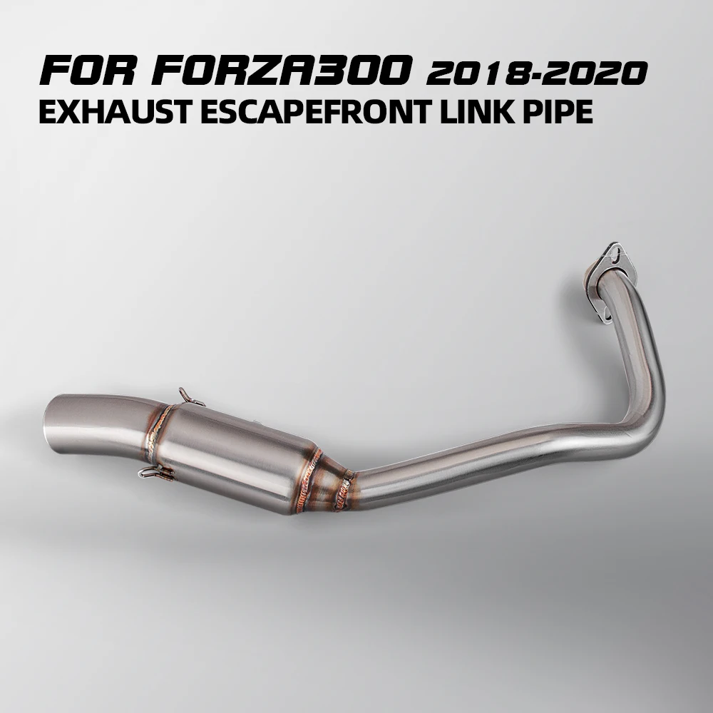 Tubo escape delantero completo silencioso Honda Forza 300 2018-2020