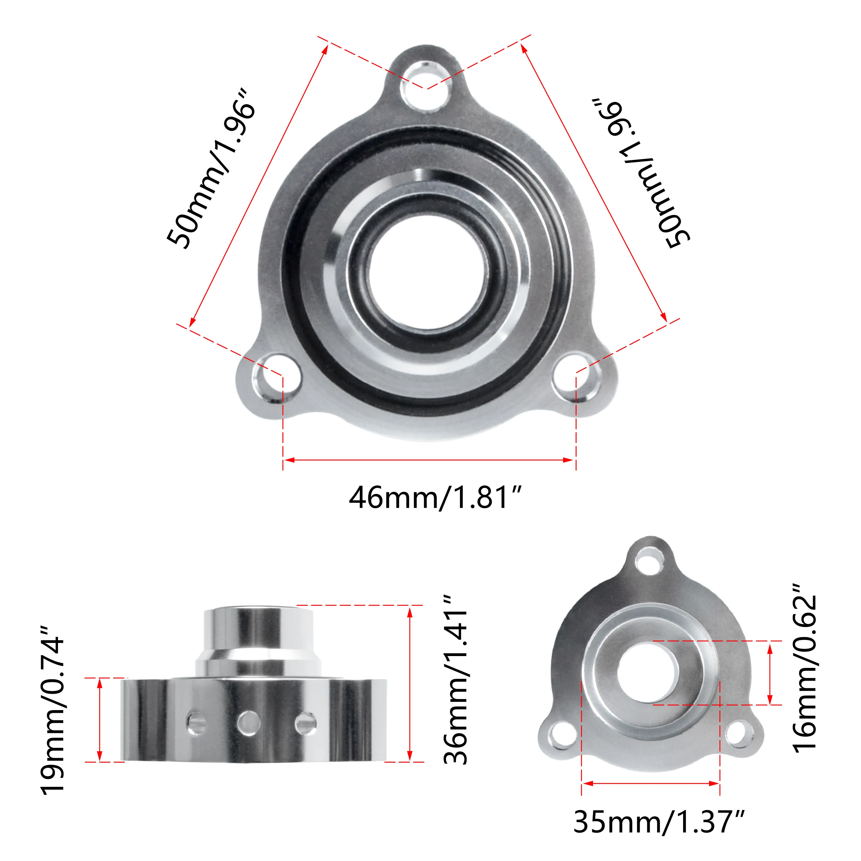 Adaptador BOV Mercedes-Benz 2.0 Turbo A180, CLA250, A250 y GLA250 - imagen 2