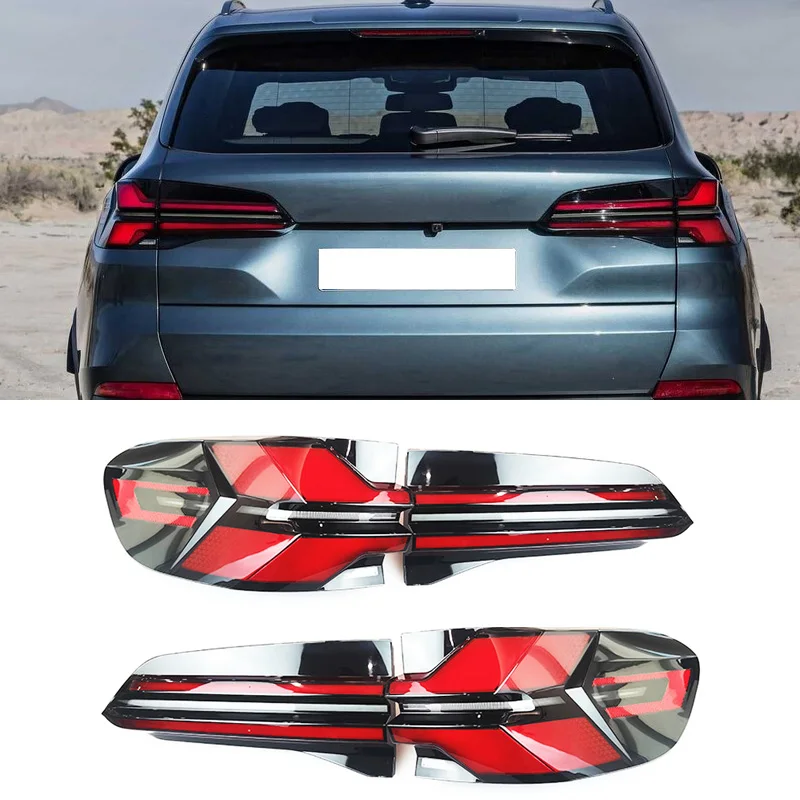 Luces traseras LED para BMW X5 G05 2023-2024 luces intermitentes de señal de giro luces de freno luces de estacionamiento luces de marcha atrás luces de advertencia