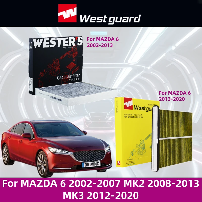 Filtro de habitáculo WESTGUARD para Mazda 6 II/III 2002-2020