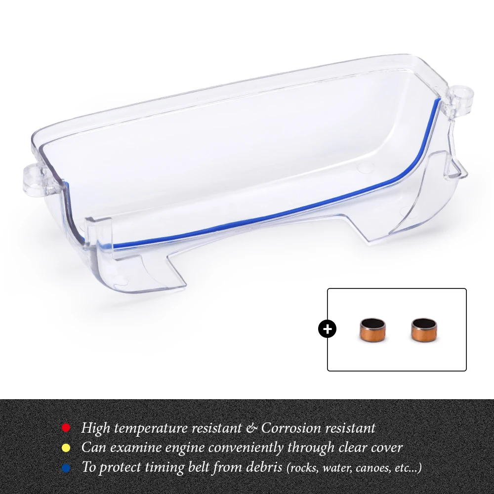 Correa de distribución de polea Turbo, cubierta transparente para 2JZ Toyota Supra Aristo JZZ31 JZA80 JZS147 JZX91 Lexus SC300 IS300, envío gratis - imagen 2