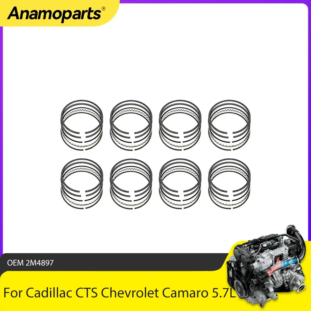 Segmentos de pistón GM LS1 5.7 V8 para Camaro, Corvette y GTO