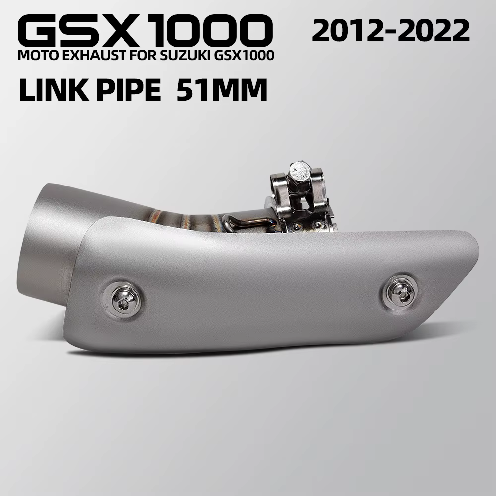 Tubo Escape Intermedio 51mm Acero Inoxidable - Suzuki GSX-R1000 2012-2022 - imagen 2