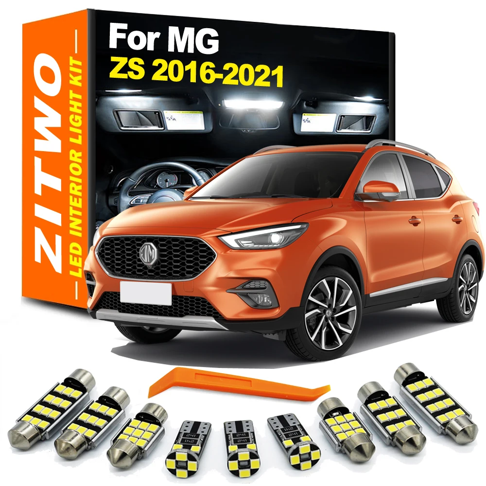 ZITWO Kit LED Canbus interior y matrícula para MG ZS 2016-2021
