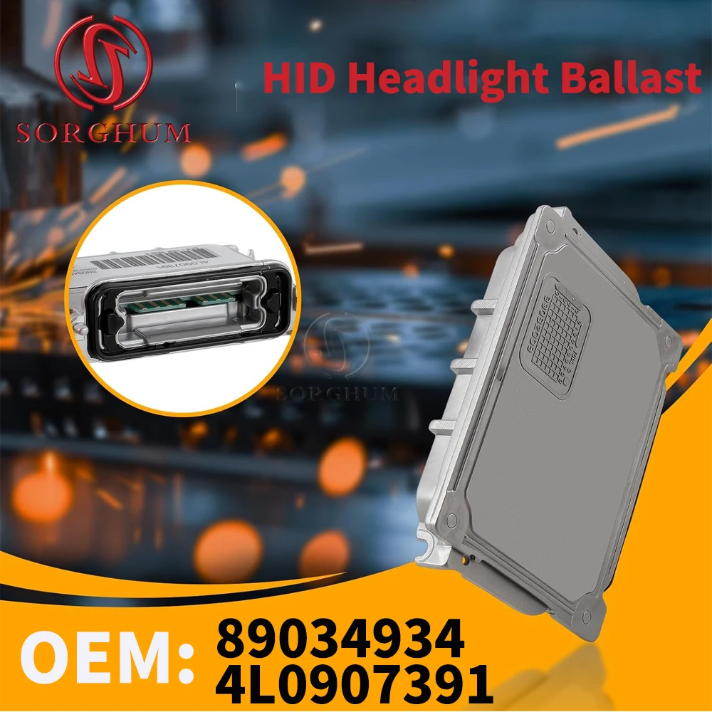 SORGHUM 4L0907391 Balastro HID D1S para BMW, Audi y VW