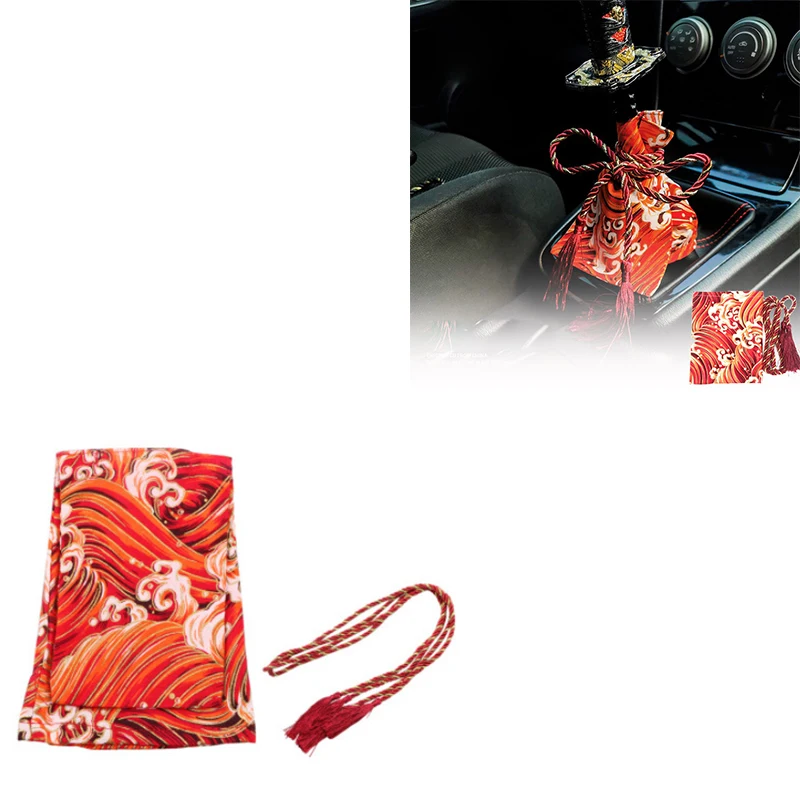 Funda de pomo de cambio universal Katana de lona antipolvo - imagen 4