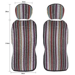 Fundas asiento coche estilo étnico delanteras universales protectoras