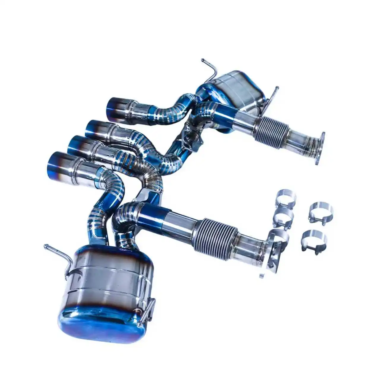 Escape cat-back GFC con válvula azul para Corvette C8 ZR1 5.5L
