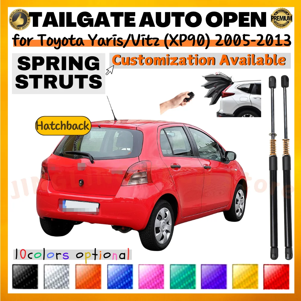 Puntales de maletero para Toyota Yaris XP90 Hatchback 2005-2013