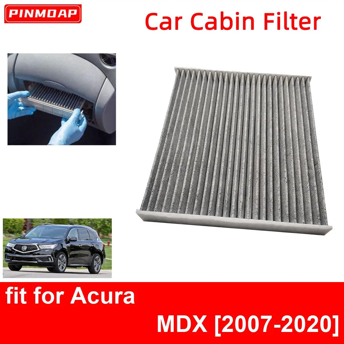 Filtro de habitáculo de carbón activo para Acura MDX 2007-2020