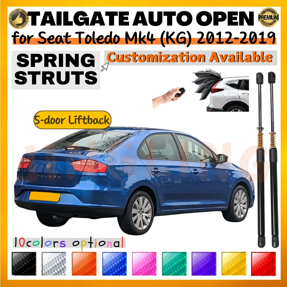 Puntal de maletero con resorte Seat Toledo Mk4 KG 5 puertas 2012-2019