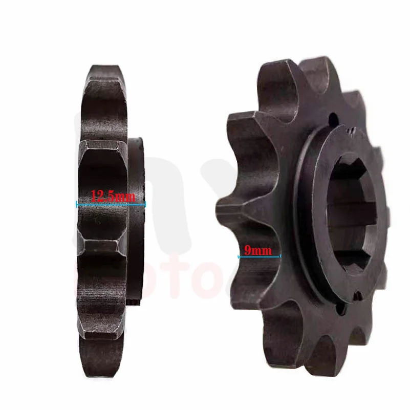 Piñón 12T transmisión GY6 para ATV/UTV Go Kart 150-200cc