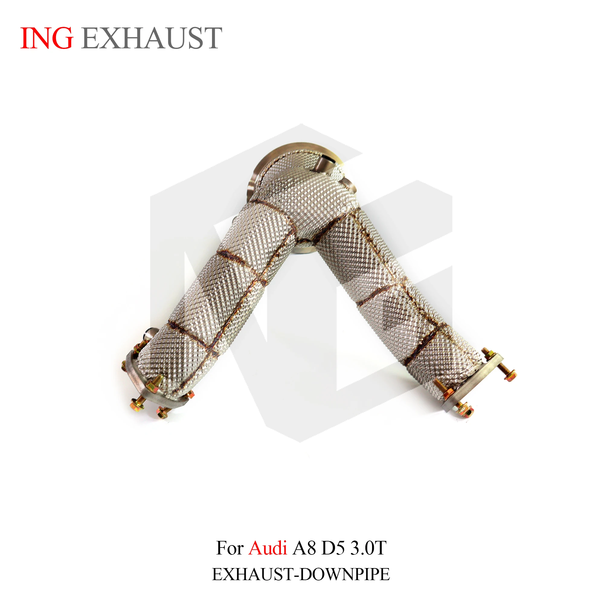 Downpipe catalítico ING para AUDI A8 D5 3.0 TFSI - imagen 2