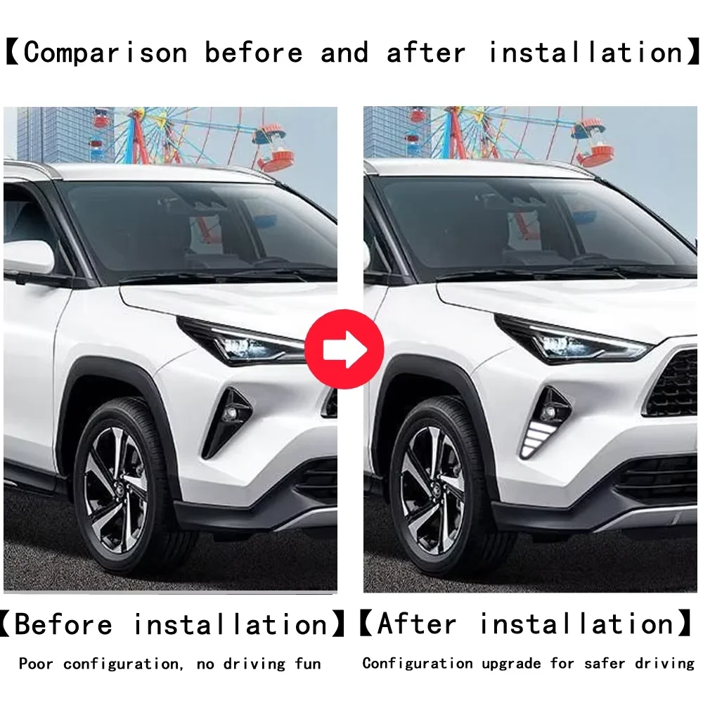 Luces DRL LED doble color Toyota Yaris Cross 2023-2024 - imagen 5