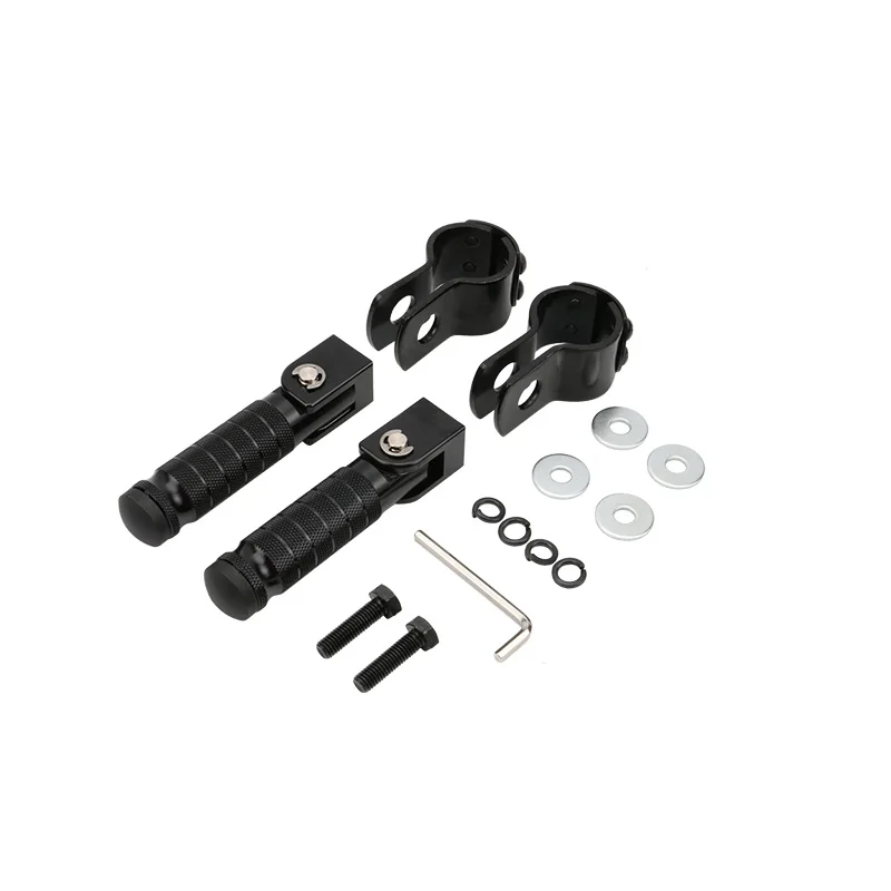 Reposapiés plegables 90° ALCON CNC aluminio 8 mm para motocicleta