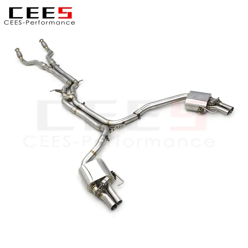 CEES escape Catback de acero inoxidable para Audi RS7 C7 4.0 T - imagen 5