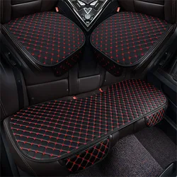 Funda de asiento de coche universal de polipiel, suave y resistente