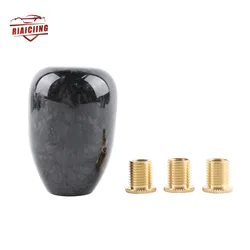 ¡Diseño de fibra Forja negra genial! Palanca de cambios Universal de 61mm/2,4 ", palanca de cambios Manual