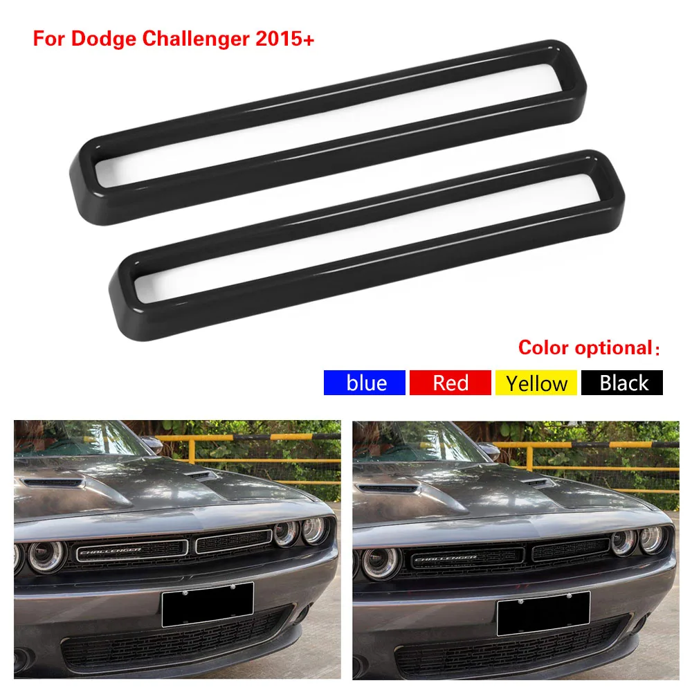 Rejilla frontal Dodge Challenger 2015-2022 kit embellecedor negro rojo Azul Amarillo