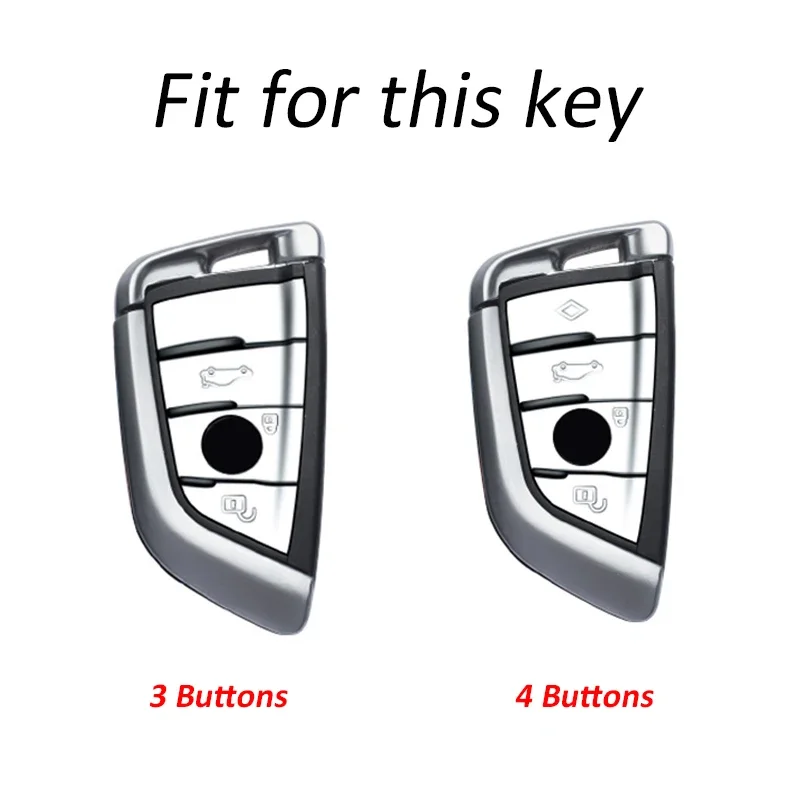Funda de llave BMW de TPU para Series 2, 3, 5, 7 y X1-X6 - imagen 2
