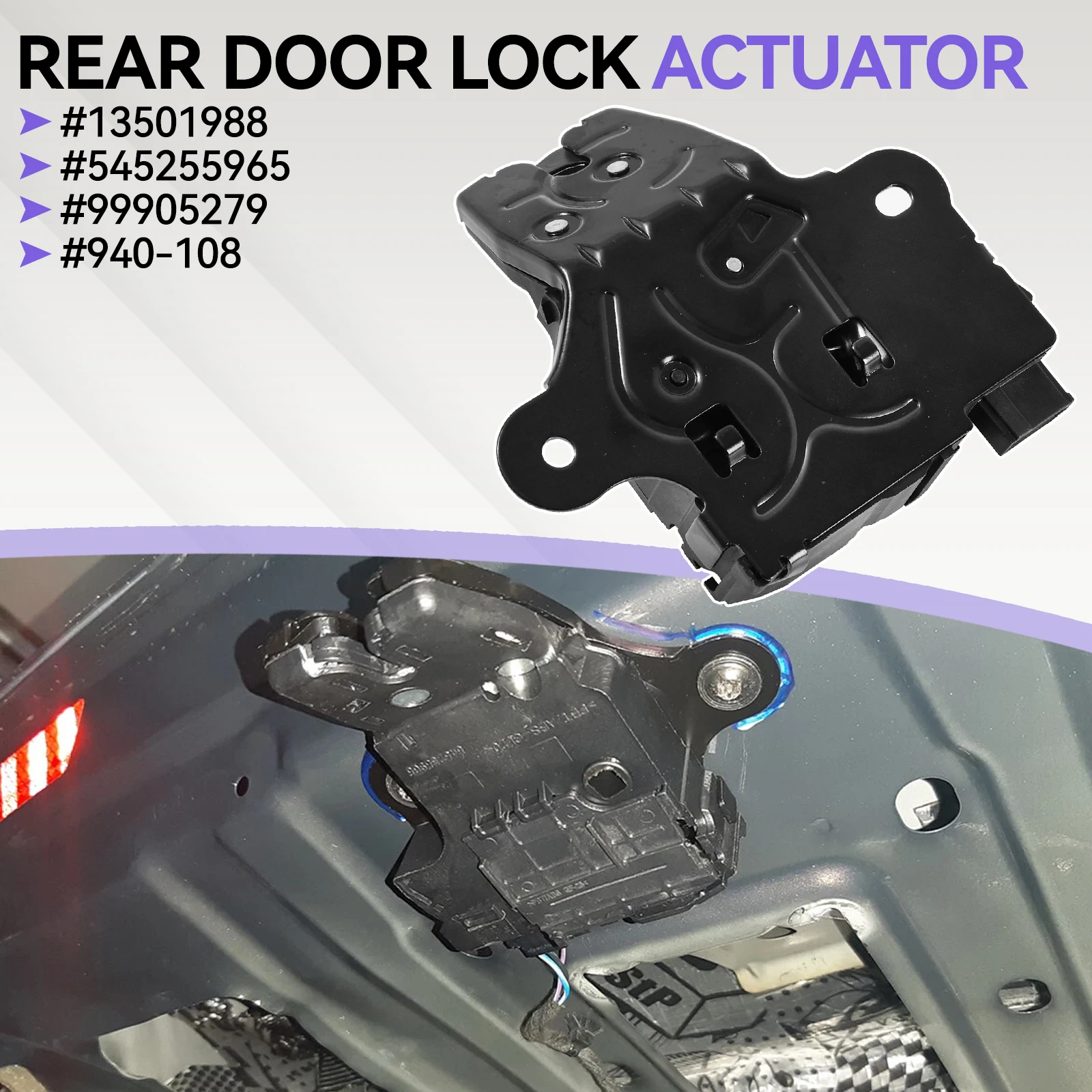 Actuador pestillo maletero Chevrolet Cruze Aveo Opel Astra J 2011-2017 - imagen 2