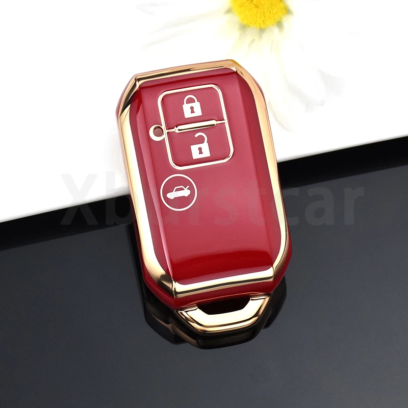 Carcasa suave con botones en relieve