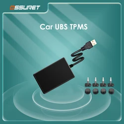 OSSURET Sistema TPMS y radio multimedia Android con USB para coche